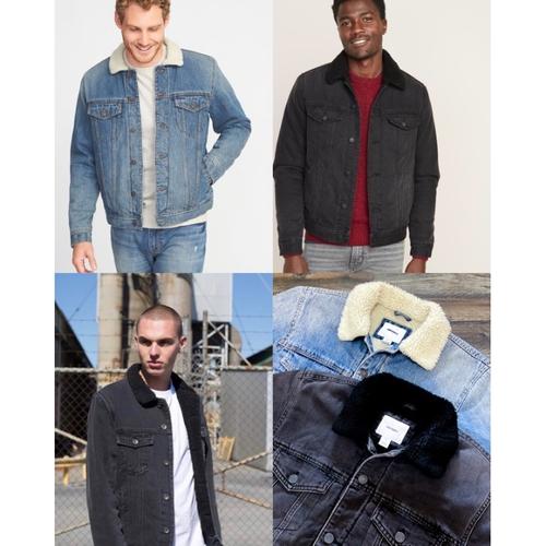 Jual Old Navy Sherpa-lined Denim Jacket 