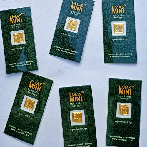 Foto Produk emas mini 0,2 gram dari Kilauberkah