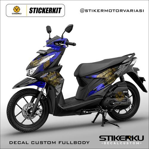 Jual Decal All New Honda Beat 2020 Beat Street 2020 Sticker Fullbody Biru Kota Bandung Stikerkudecal Tokopedia