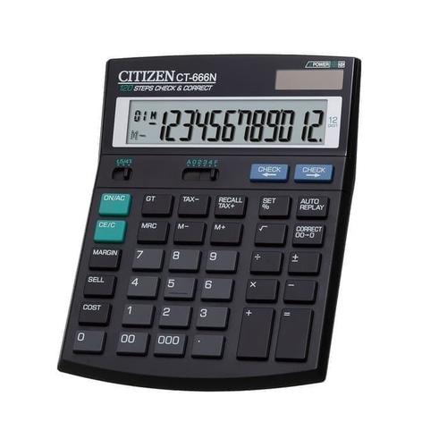 Foto Produk KALKULATOR CITIZEN CT 666 N - CALCULATOR TYPE CT 666 N dari gm e