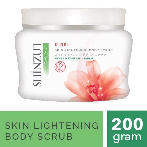 Foto Produk Shinzui Kirei Skin Lightening Body Scrub 200 gram dari Shinzu'i Official Shop