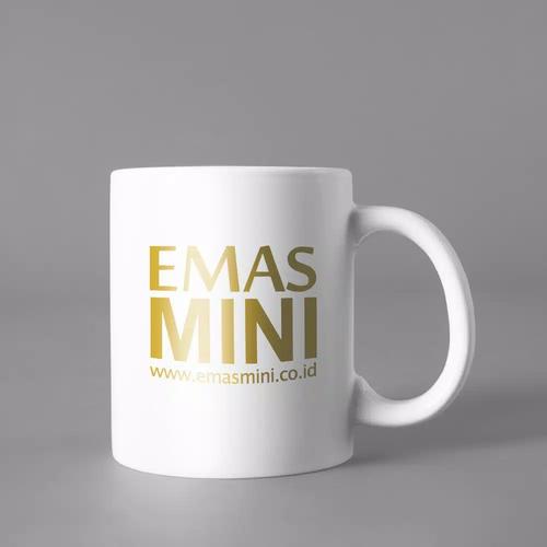 Foto Produk Gelas mug keramik besar souvenir emas mini dari Kilauberkah