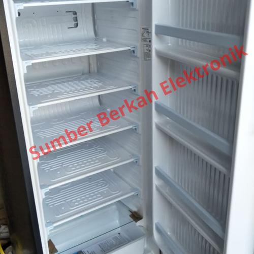 Jual FREEZER PANASONIC NR AS 17 AH SS KHUSUS PEMBEKU 6 RAK frezer asi