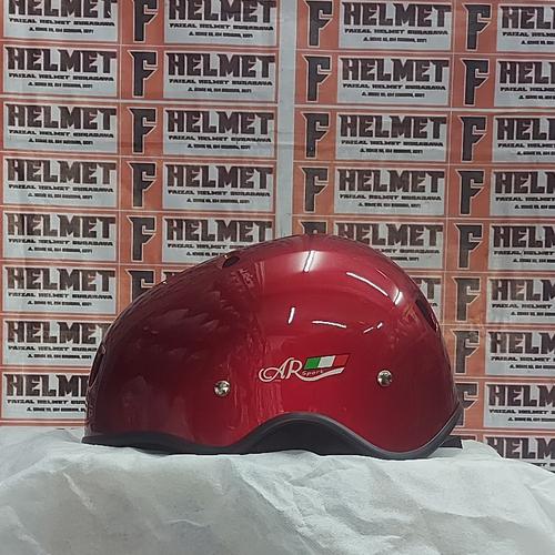 Foto Produk AR Sport Bicycle Helmet Solid series || Helm Sepeda - Merah Maroon, All Size dari faizal.helm