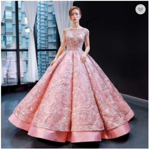 Jual pink latest designer elegant lace 