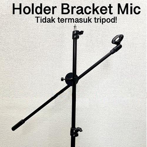 Foto Produk Holder Stick Mic Microphone Stick Holder Bracket Microphone Stand dari mofan accesories