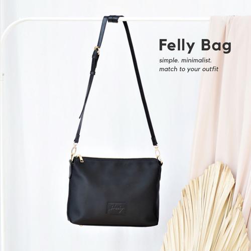 Foto Produk Tas Selempang wanita seri Felly Original dari Hody Bag - Hitam dari Hijab Fitaya