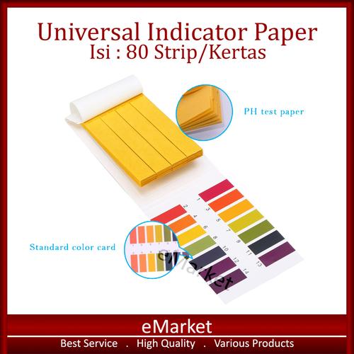 Gambar Kertas PH Meter / Kertas Lakmus / PH Tester / Universal Indicator dari emarket_id Kota Depok Tokopedia