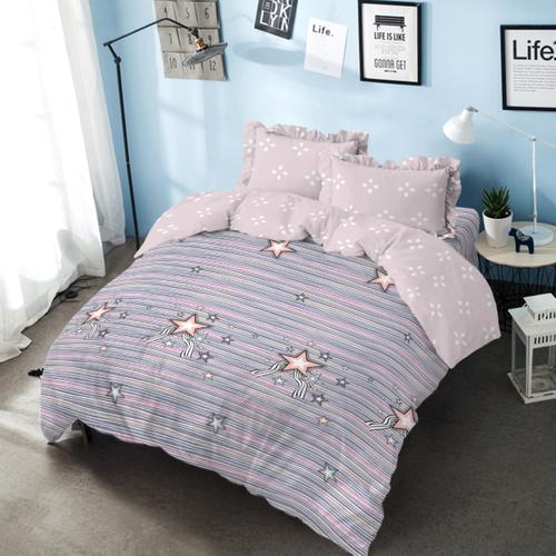 Foto Produk Bed Cover Rockstar Kintakun Dluxe Microfiber Abu (7in1) 39 cm Double dari Kintakun Sprei Bedcover