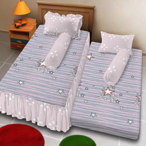 Gambar Sprei Duo 120 RockstarKintakun Dluxe Microfiber Abu (6in1) 39 cm dari Kintakun Sprei Bedcover Tokopedia