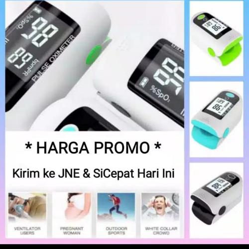 Foto Produk Alat Ukur Detak Jantung dan Kadar Oksigen Finger Tip Pulse Oxymeter dari RavinShop