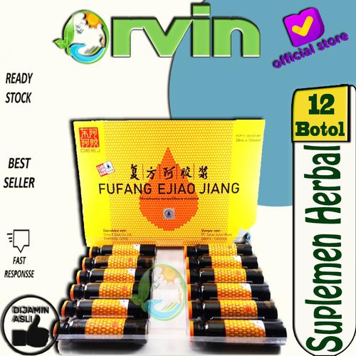 Foto Produk Fu Fang Ejiao Jiang 20ml / 12 botol / Obat Herbal / Suplemen Herbal dari Orvin Health & Beauty
