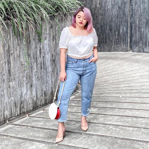 Foto Produk JINISO - Jumbo Boyfriend Jeans 1313 REAL CURVY dari JINISO.ID