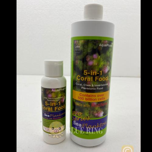 Foto Produk Aquapharm 5 in 1 Coral Food 500 ml Sea Plankton - Pakan Coral 100 ml dari PeHa