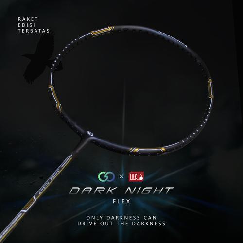 Foto Produk Hi-Qua Special Edition The Dark Night Raket Badminton Up to 30Lbs - Gold dari Hi-Qua Original Shop