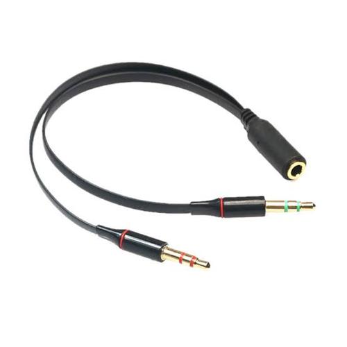 Jual Audio Mic Splitter Adapter Headset 