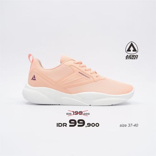 Foto Produk Aerostreet 37-40 Audrey Peach Peach - Sepatu Sneakers Casual Sport - 38 dari Aerostreet