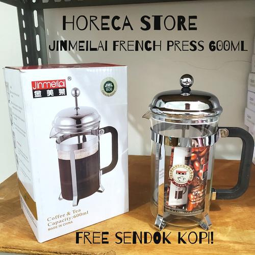 Jual French press 600ml. Coffee Plunger 