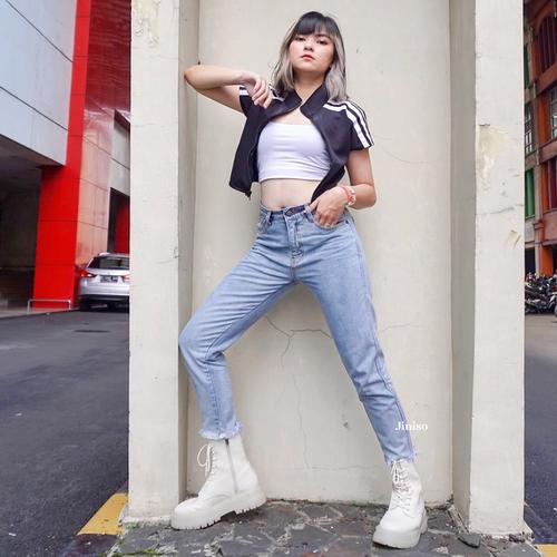 Foto Produk JINISO - HW Boyfriend Jeans 009 - 019 SLAYING BABE dari JINISO.ID