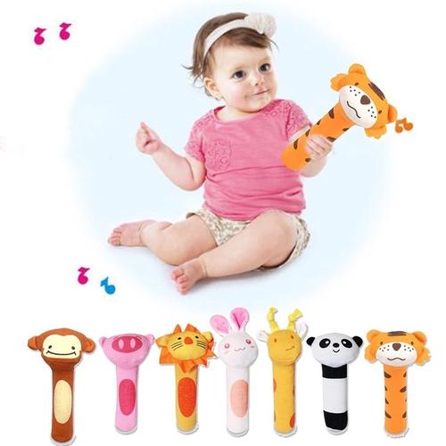 Foto Produk Mainan Tangan Genggam Bayi Bunyi / Stick Hand Rattle Toy Baby - LION dari Levin Mart Sunter
