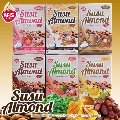 Gambar Afis Susu Almond Pro Asi Eksklusif 200gr - Original dari Yen's Baby & Kid Official Shop Kota Bandung Tokopedia