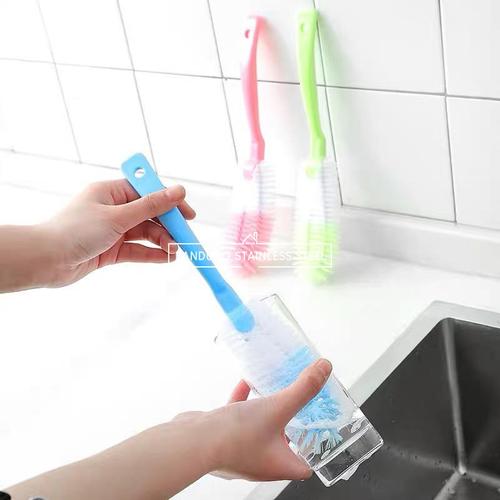 Foto Produk Sikat Botol Gelas Bahan Plastik SerbaGuna Pembersih Botol dari Bandung Pets Lovers