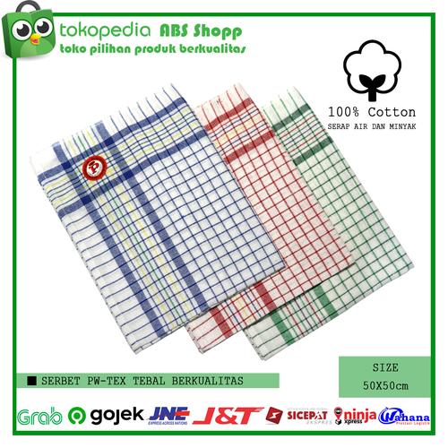Foto Produk Serbet / Serbet Cotton Pw-Tex - Merah dari ABS shopp