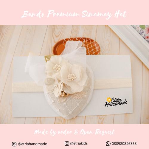 Jual Bando Premium Sinamay Hat Jazlyn 