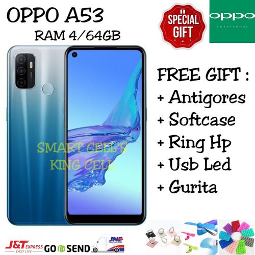Foto Produk OPPO A53 4/64 GB GARANSI RESMI OPPO INDONESIA - Hitam dari smart cell's