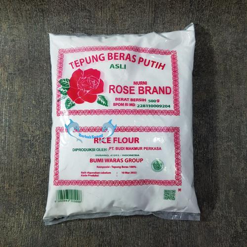 Foto Produk Tepung Beras Putih ROSE BRAND 500 gr / Rice flour - BERAS dari berkah terang