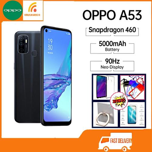 Foto Produk OPPO A53 RAM 4/64GB GARANSI RESMI OPPO INDONESIA - Biru dari OVANST0RE