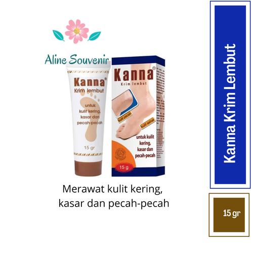 Foto Produk KANNA Krim Lembut untuk Kulit Kering,Kasar&Pecah-Pecah 15gr dari Aline Souvenir