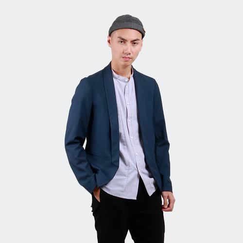 Foto Produk Hubbu Blazer Pria B02767H Biru - S dari HUBBU OFFICIAL