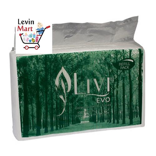 Foto Produk Tissue Wajah / Tissue LIVI Evo Premium Facial Refill 770's dari Levin Mart Sunter