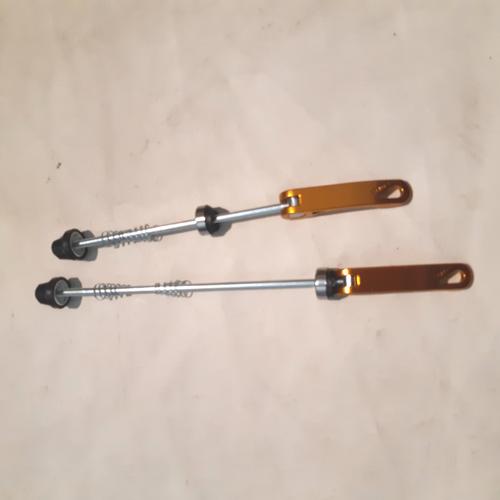 Foto Produk qr hub freehub aloy sepasang skewer hub freehub as wheelset dari farras bikes