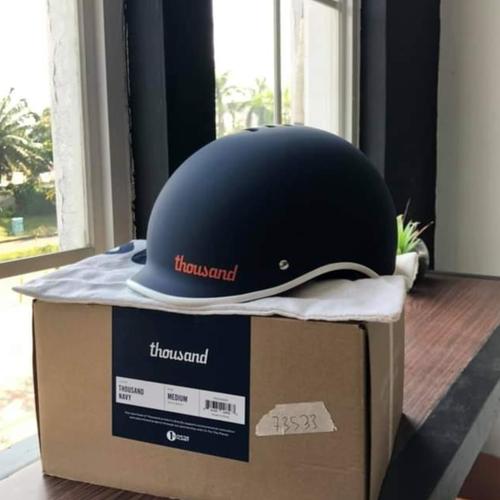 Jual THOUSAND Helmet navy blue original 