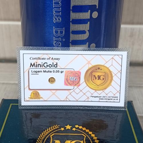 Foto Produk Minigold Emas Mini logam Mulia 0,05 dari Nawarry