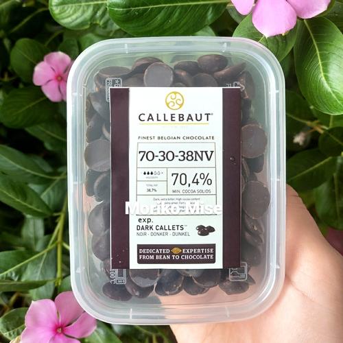 Foto Produk callebaut dark callets / callebaut extra bitter 70,5% repack 200 gr - 100 gr dari Moriko Mise