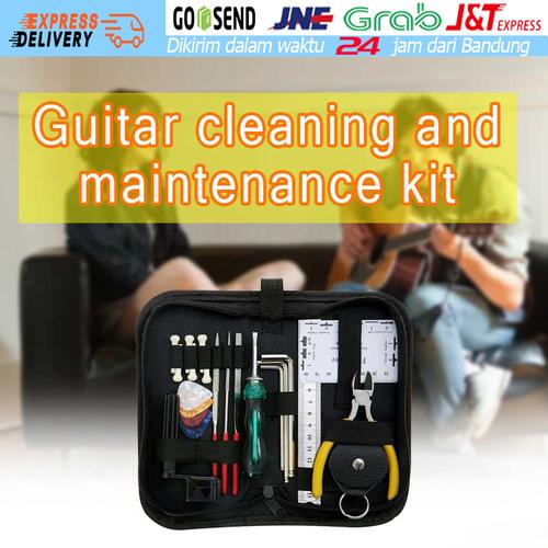 Foto Produk gitar Cleaning Maintenance Kit Professional repair pembersih guitar dari Soya Global