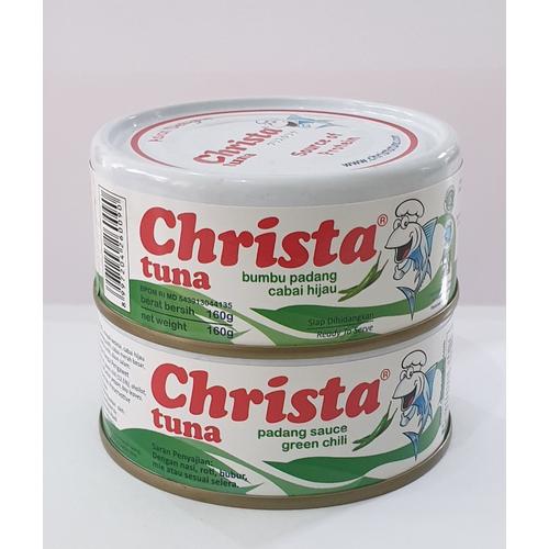 Foto Produk Paket isi 2 Christa Tuna - Tuna Bumbu Padang Cabai Hijau Dalam Kaleng dari Christa Tuna Official