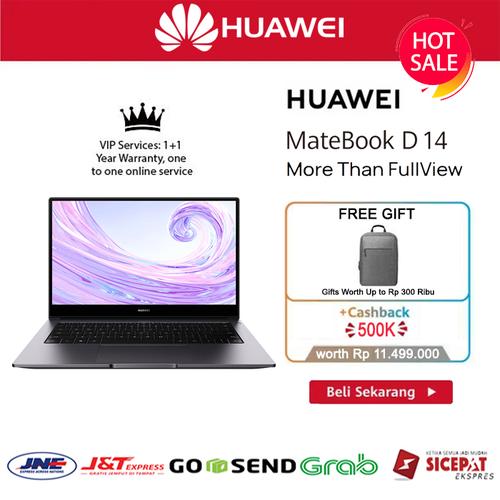 Foto Produk Huawei Matebook D14 Garansi Resmi - D14 AMD Ryzen 7 dari Maxi phone cell