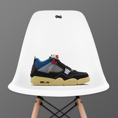 Air Jordan 4 Retro Off Noir x Union LA 