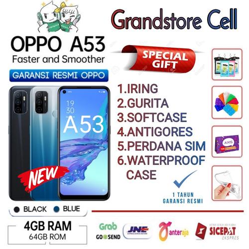 Foto Produk OPPO A53 RAM 4/64 GB GARANSI RESMI OPPO INDONESIA - Demo Tanpa Dus dari Grandstore cell