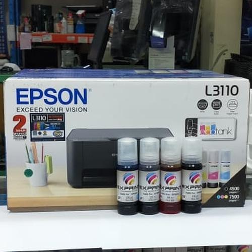 Foto Produk Printer Epson L3110 + Bundling Tinta Exprint Uv dye ink dari Exprint online