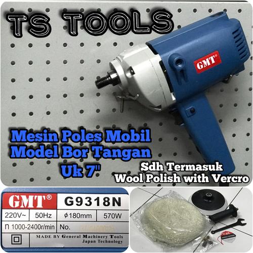 Gambar Mesin Poles Mobil 7" GMT G9318N / Polisher GMT G 9318 N 7 inch dari TS Tools undefined Tokopedia