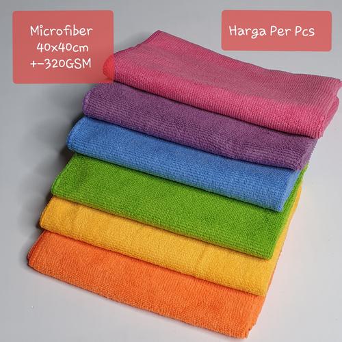 Foto Produk Kain Lap Handuk Microfiber Uk 40cm x 40cm - Kuning dari Plasa Promosi