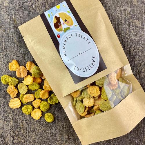 Jual Pea flakes untuk guinea pig/pigs marmut camilan homemade treats