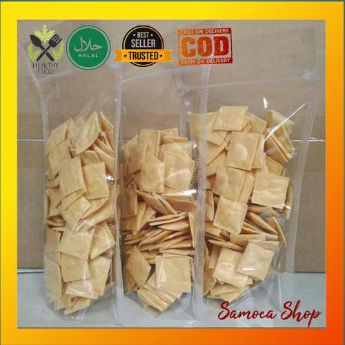Foto Produk Keju Chips Panggang Renyah Cemilan Sehat Diet keto DEBM kemasan 55gr - Original, pouch 55gr dari Samoca Shop