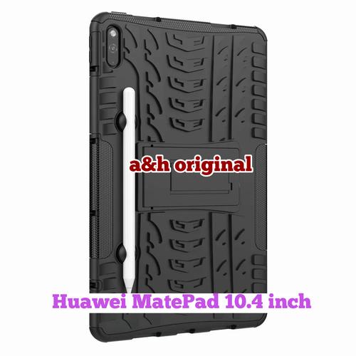 Foto Produk Huawei Matepad 10.4 inch - Rugged Armor Defender Hard Case Cover Stand - List Merah dari a&h original