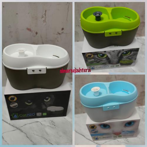 Jual H20 Cat Water Fountain 2L CH10 Tempat Minum Kucing Putih